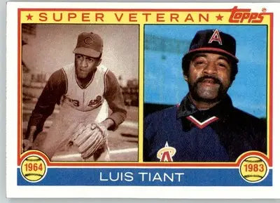 Luis Tiant - 1983 Topps - #179 - Baseball - Baseball Card Single