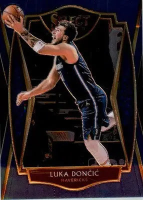Luka Doncic - 2020-21 Panini Select - #150 - Blue Basketball - Basketball Card Single