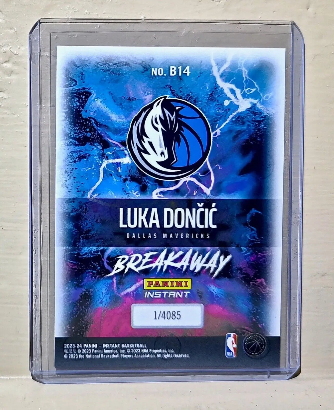 Luka Doncic 2023-24 Panini NBA Breakaway Basketball #14 Card 1 of 4085 - Basketball Card Single