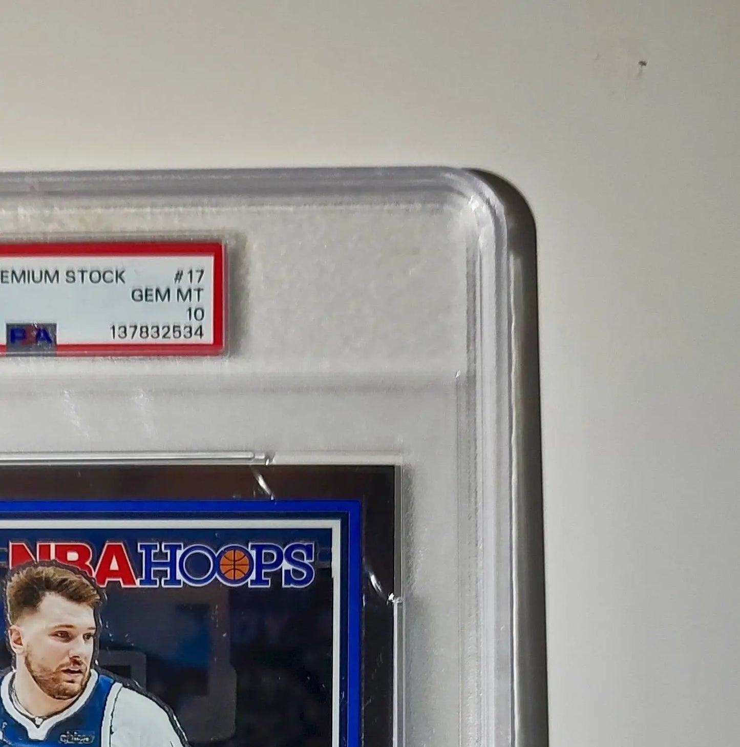 Luka Doncic 2023 Panini Premium Stock NBA Hoops #17 Jumbo PSA 10 Gem Mint - Basketball Card Single