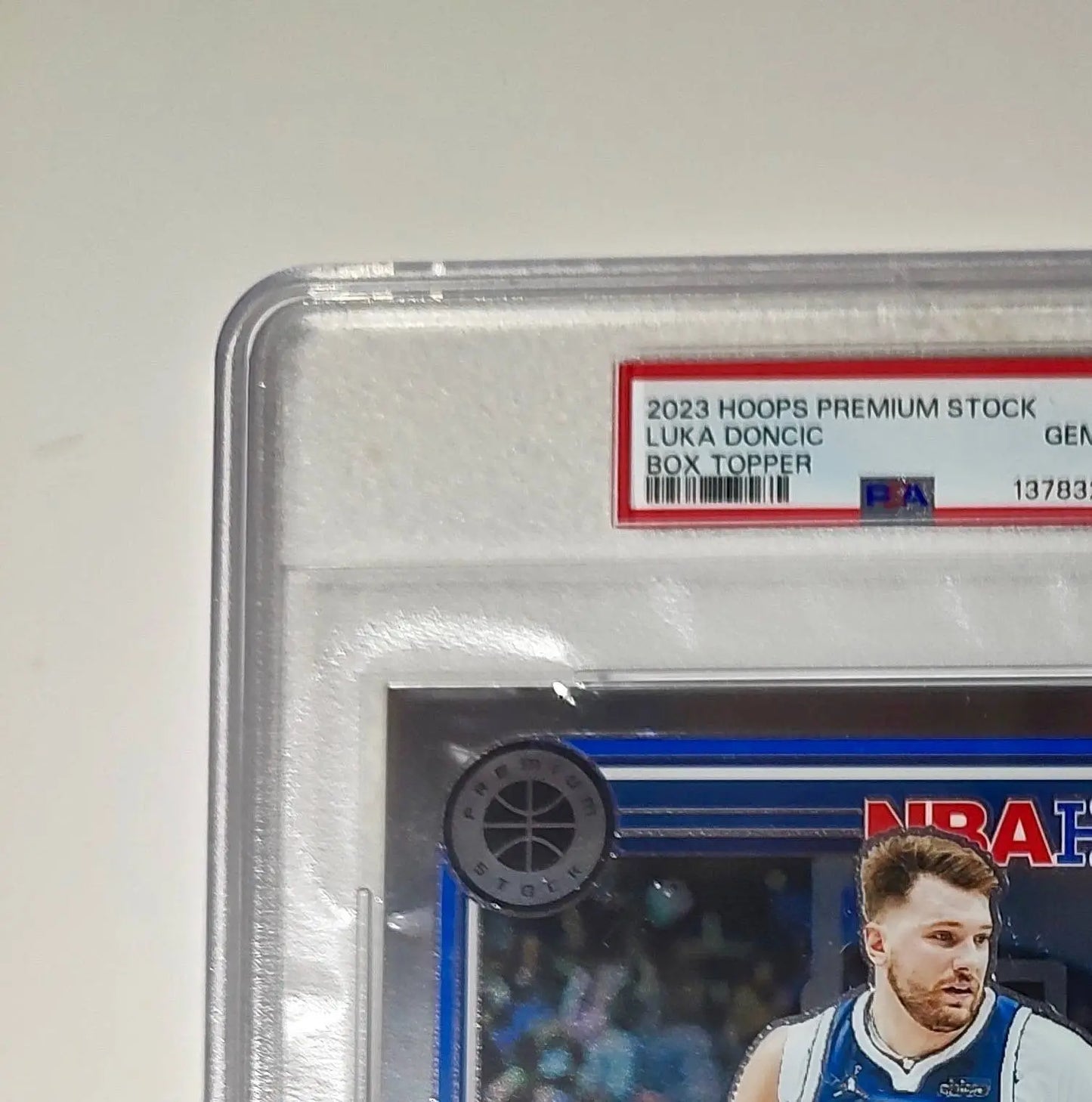 Luka Doncic 2023 Panini Premium Stock NBA Hoops #17 Jumbo PSA 10 Gem Mint - Basketball Card Single