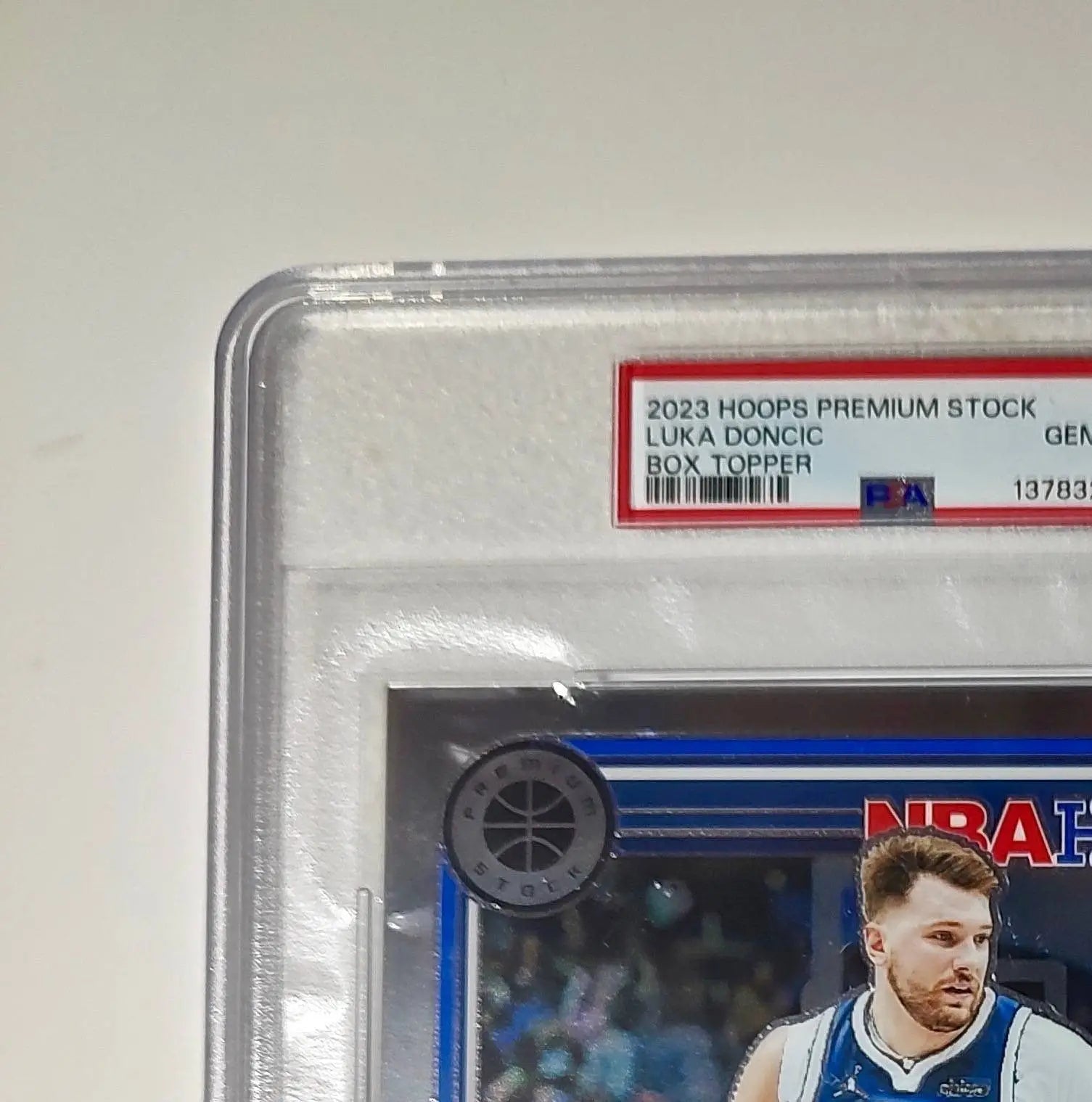Luka Doncic 2023 Panini Premium Stock NBA Hoops #17 Jumbo PSA 10 Gem Mint - Basketball Card Single