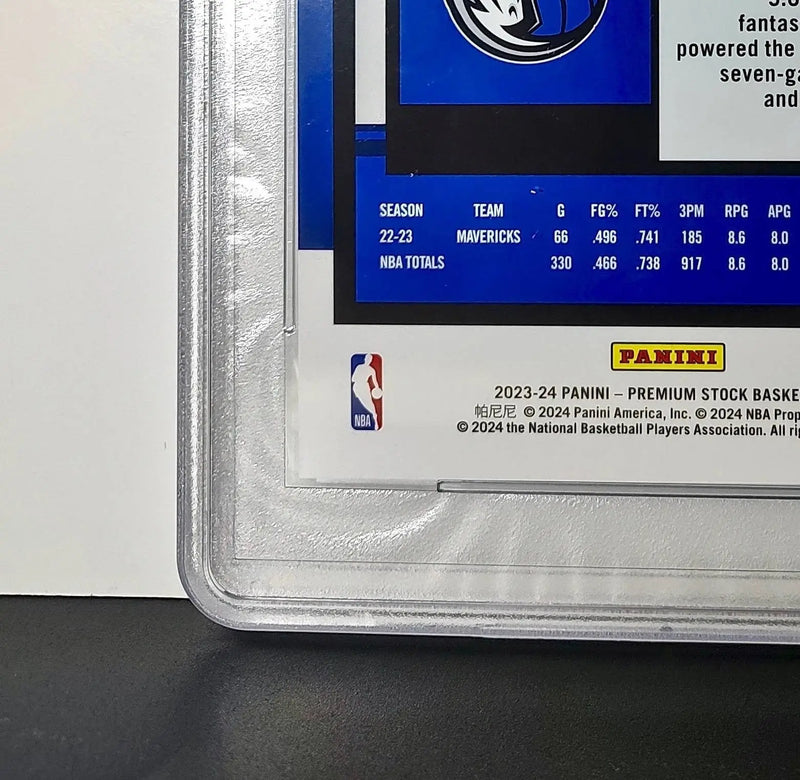 Luka Doncic 2023 Panini Premium Stock NBA Hoops #17 Jumbo PSA 10 Gem Mint - Basketball Card Single