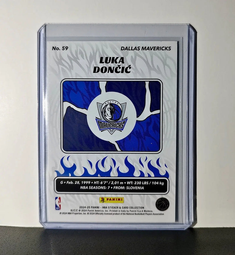 Luka Dončić 2024-25 Panini NBA #59 Sticker Card Dallas Mavericks - Basketball Card Single