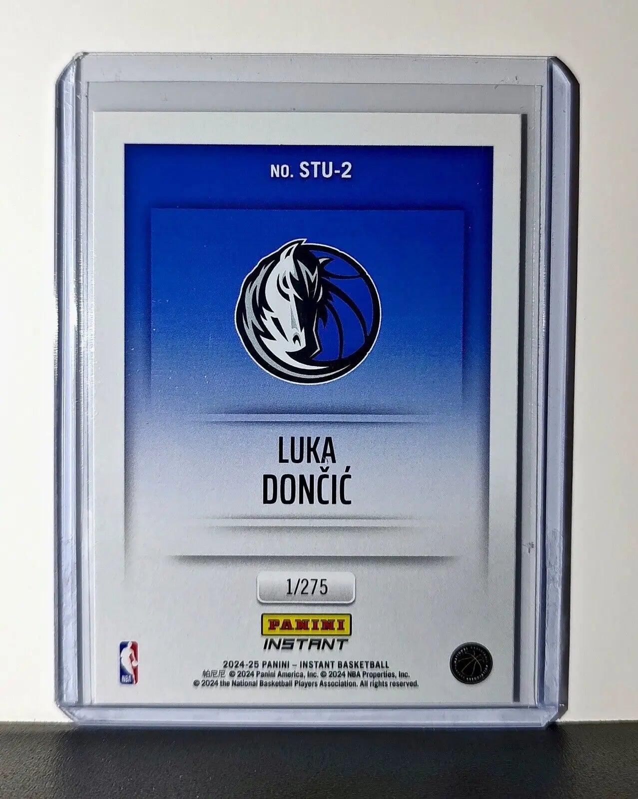 Luka Doncic 2024-25 Panini Studio #2 Basketball Card Dallas Mavericks 1/275 - Basketball Card Single