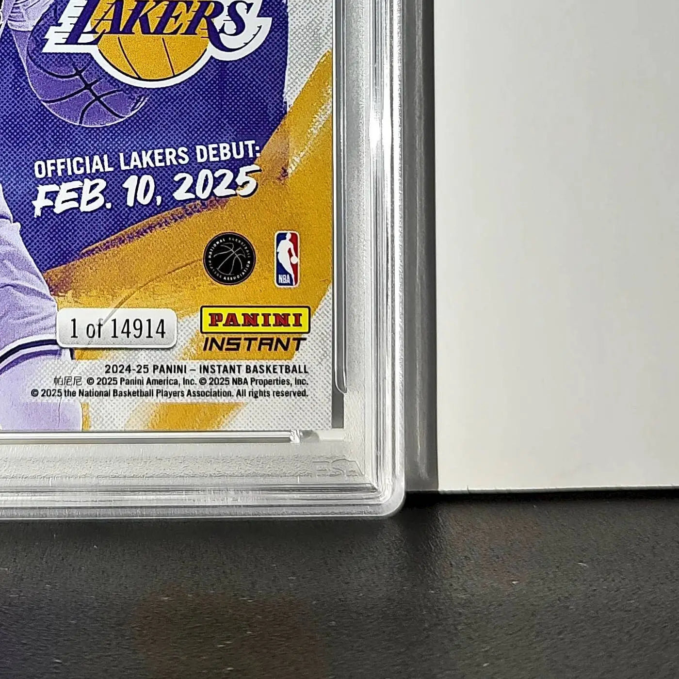 Luka Doncic 2024 Panini Instant NBA Lakers Debut #LD-LAL Card PSA 10 Gem Mint