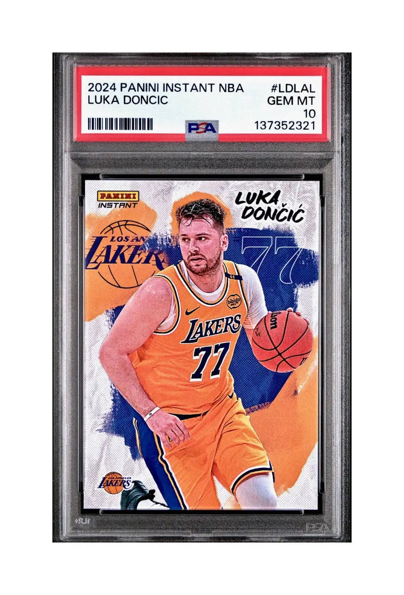 Luka Doncic 2024 Panini Instant NBA Lakers Debut #LD-LAL Card PSA 10 Gem Mint