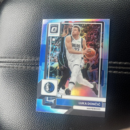 Luka Dončić Optic basketball card for sports trading enthusiasts and collectors