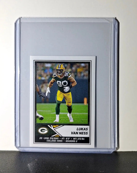 Lukas Van Ness 2024 Panini NFL Sticker #403 Green Bay Packers - Football Card Single
