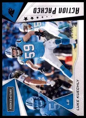 Luke Kuechly 2019 Panini Rookies & Stars Action Packed Purple /39 #AP-LK - Football Card Single