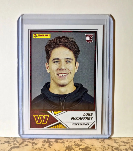 Luke McCaffrey 2024 Panini NFL #99 Rookie Sticker Card Washington Commanders - Football Card Single