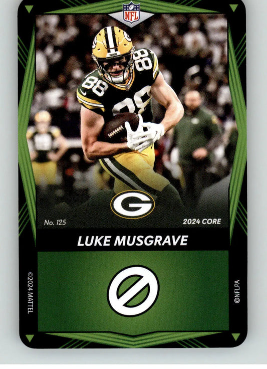 Luke Musgrave - 2024 UNO Elite Core Edition - Green - #125 - Football - Football Card Single