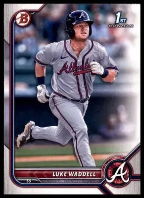 Luke Waddell 2022 Bowman Prospects #BP-48 Atlanta Braves - Baseball Card Single