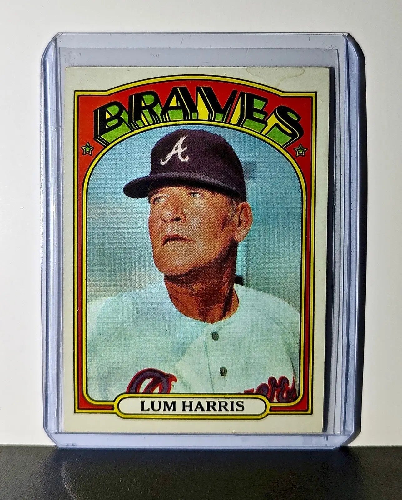 Lum Harris 1972 Topps MLB #484 Card Atlanta Braves - Baseball Card Single