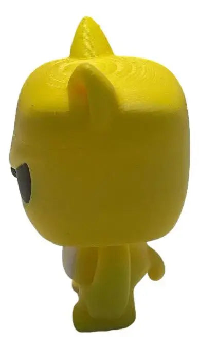 Lumi the Cat Figurine Yellow Cute Kawaii 3D Printed Animal Toy Gift - Keychain