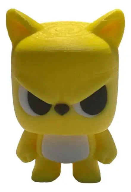 Lumi the Cat Figurine Yellow Cute Kawaii 3D Printed Animal Toy Gift - Collectibles