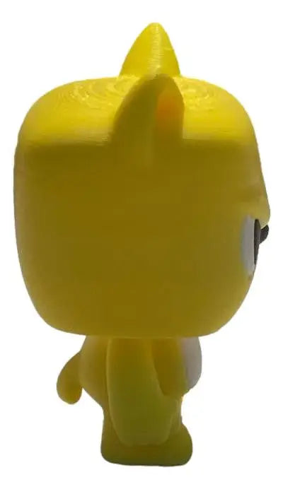 Lumi the Cat Figurine Yellow Cute Kawaii 3D Printed Animal Toy Gift - Keychain