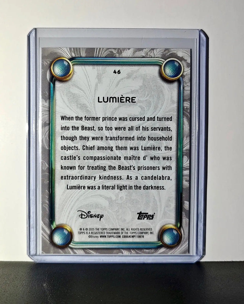 Lumière 2025 Topps Disney Wonder #46 Card Beauty and the Beast