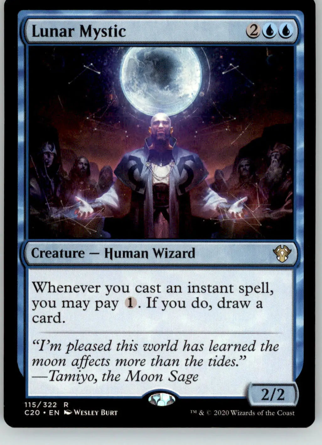 Lunar Mystic - Commander 2020 - 115 - NM Magic: The Gathering