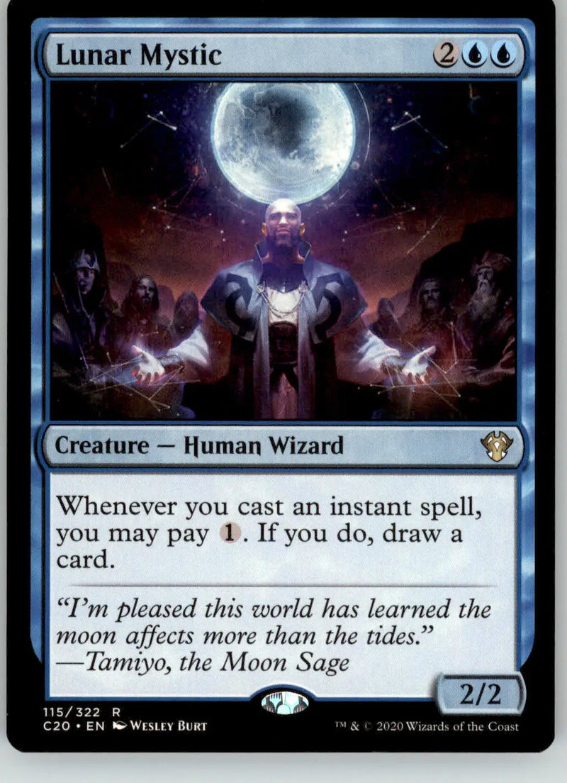 Lunar Mystic - Commander 2020 - 115 - NM Magic: The Gathering
