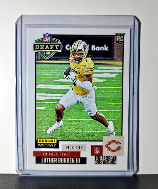 Luther Burden III Rookie 2025 NFL Draft #22 Football Card Chicago Bears 1 of 789 - Football Card Single