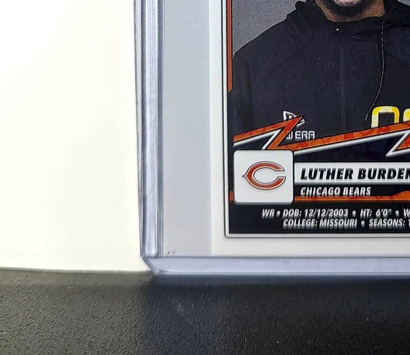 Luther Burden III Rookie 2025 Panini NFL #370 Sticker Bears