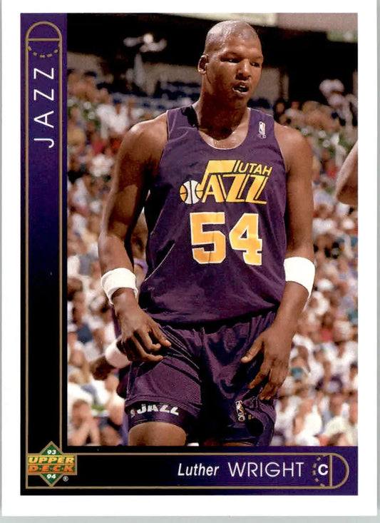 Luther Wright - 1993-94 Upper Deck - #156 - RC Basketball - Basketball Card Single