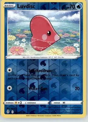 Luvdisc - Evolving Skies - 039/203 - Reverse Holo LP Pokemon - Pokémon Card Single