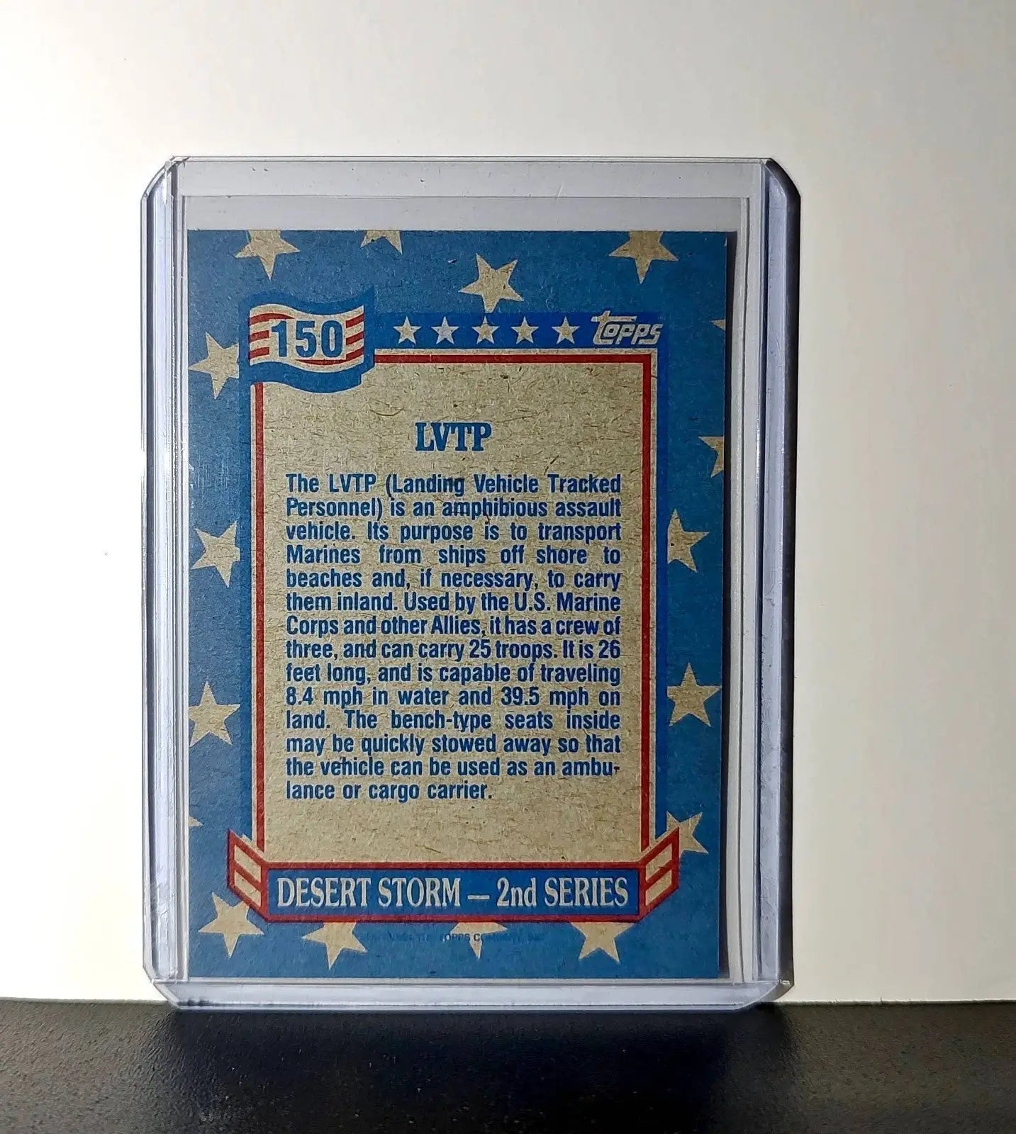 LVTP 1991 Topps Desert Storm #150 Card - Non-Sports Card Single