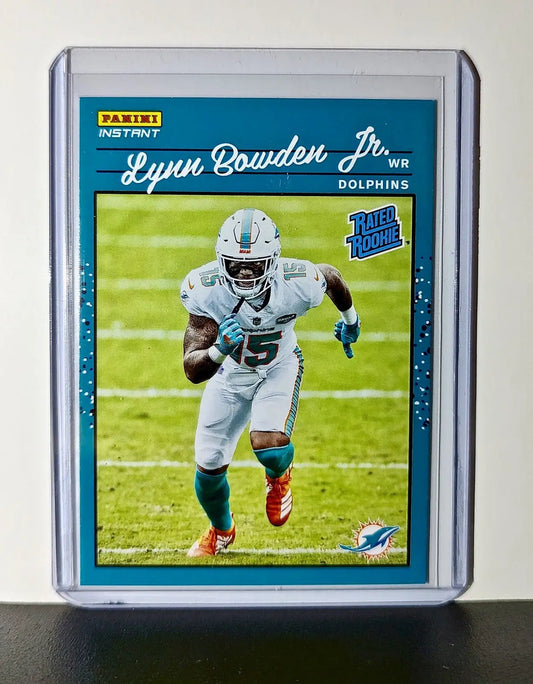 Lynn Bowden Jr. Rookie 2020 Panini NFL #29 Rated Rookie Card Miami Dolphins - Football Card Single