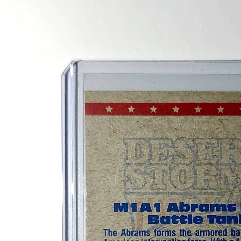 M-1 Abrams Tank 1991 Topps Desert Storm #43 Card