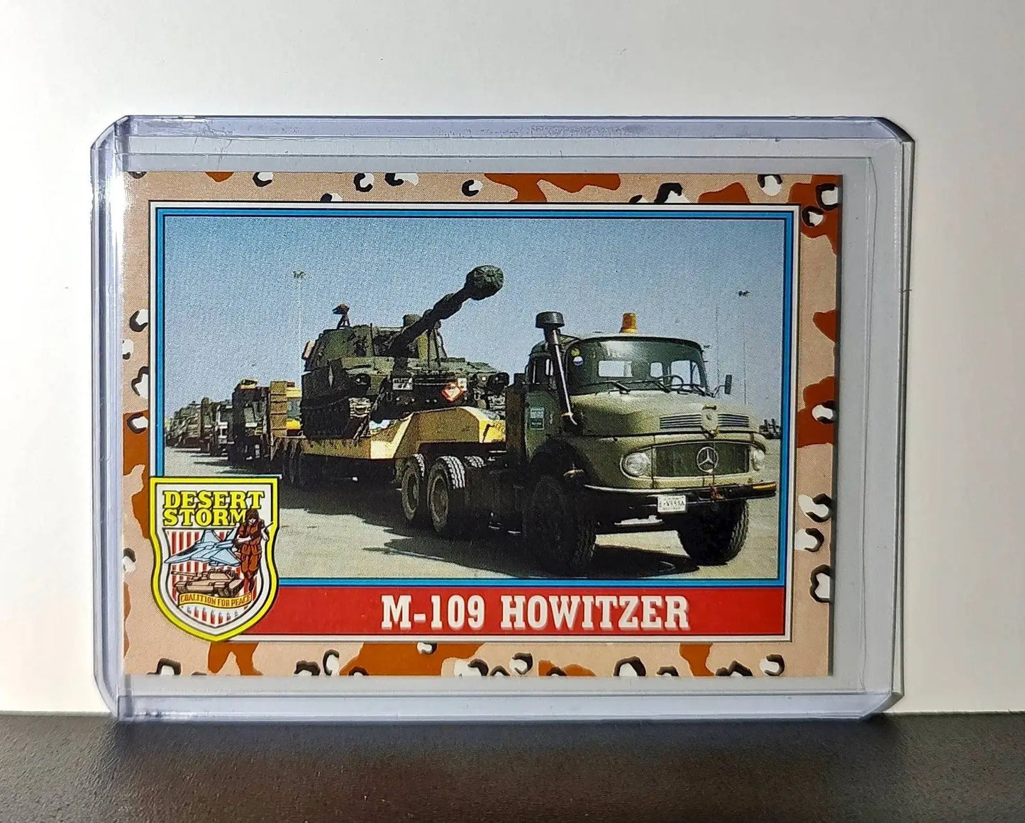 M-109 Howitzer 1991 Topps Desert Storm #107 Card - Non-Sports Card Single