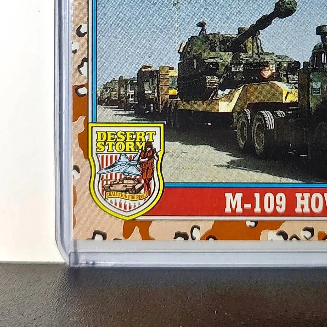 M-109 Howitzer 1991 Topps Desert Storm #107 Card - Non-Sports Card Single