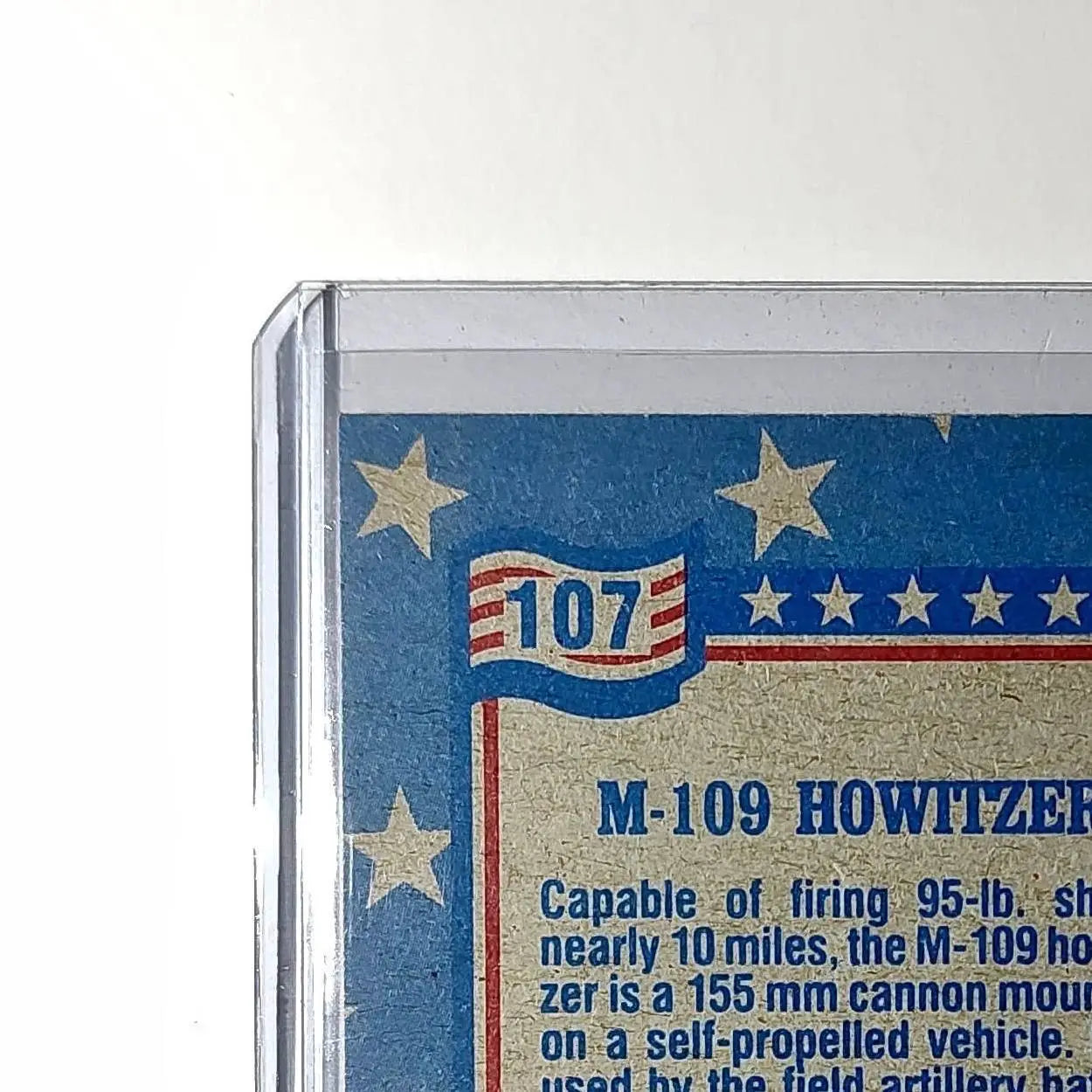 M-109 Howitzer 1991 Topps Desert Storm #107 Card - Non-Sports Card Single