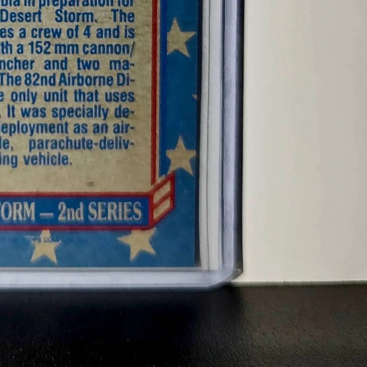 M-551 Sheridan 1991 Topps Desert Storm #92 Card