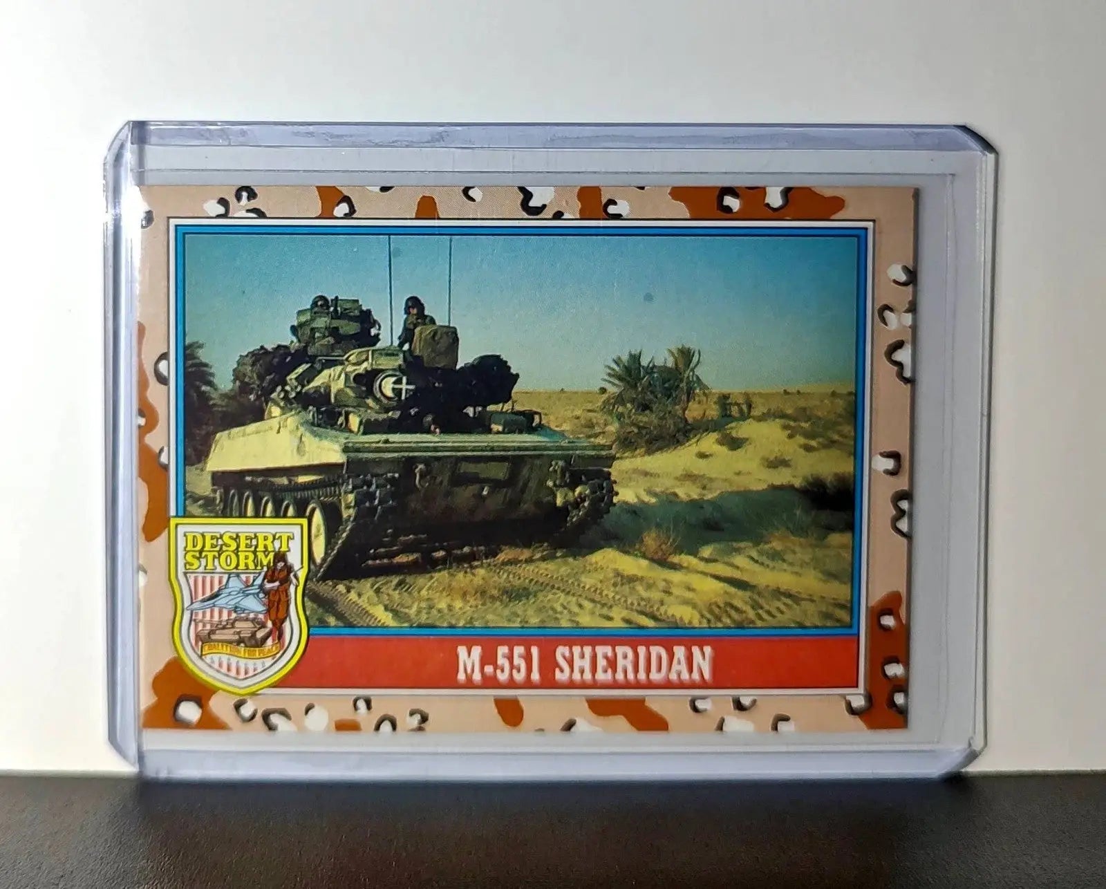 M-551 Sheridan 1991 Topps Desert Storm #92 Card
