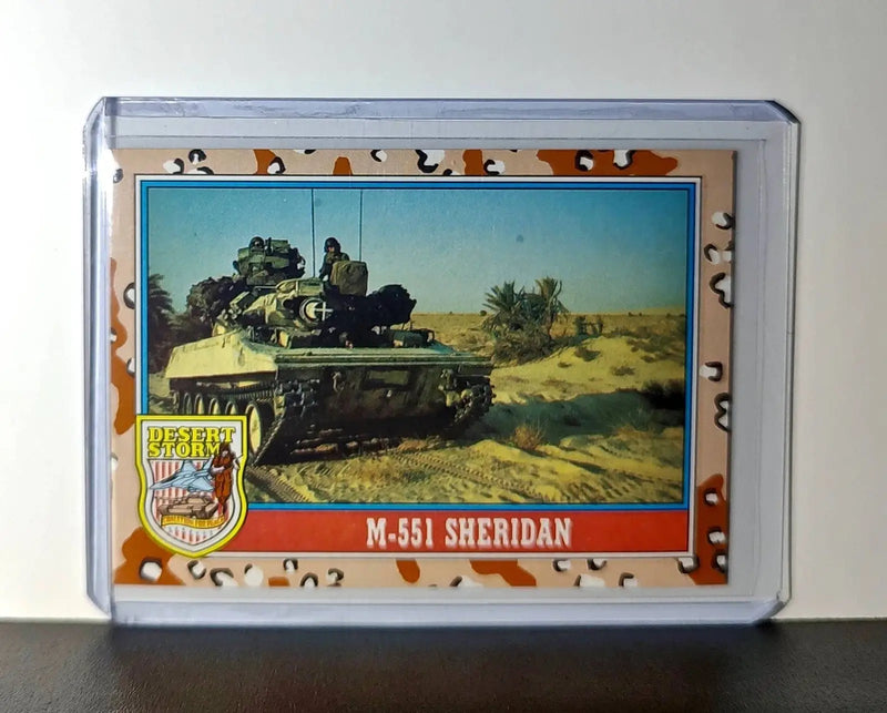 M-551 Sheridan 1991 Topps Desert Storm #92 Card