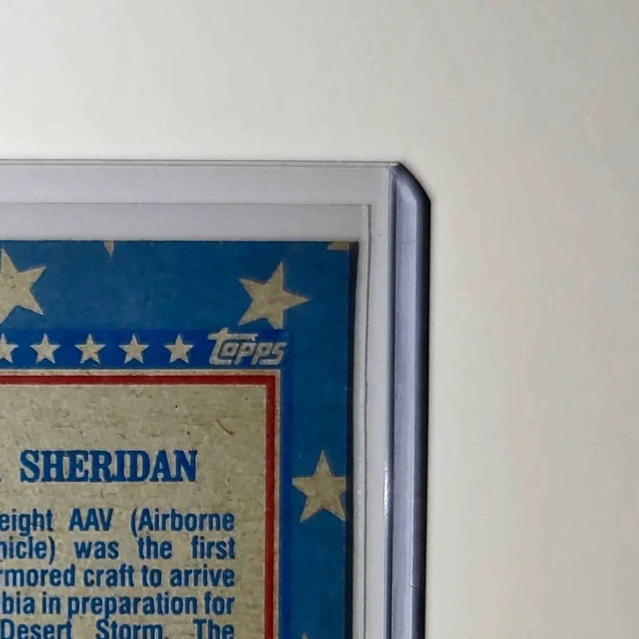 M-551 Sheridan 1991 Topps Desert Storm #92 Card