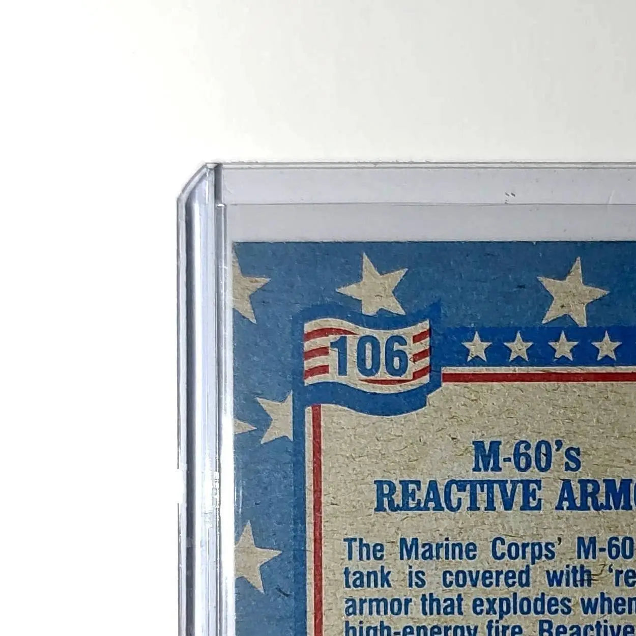 M-60 Reactive Armor 1991 Topps Desert Storm #106 Card - Other