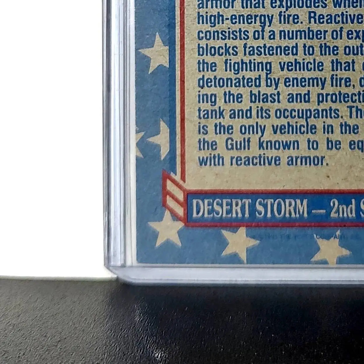 M-60 Reactive Armor 1991 Topps Desert Storm #106 Card - Other