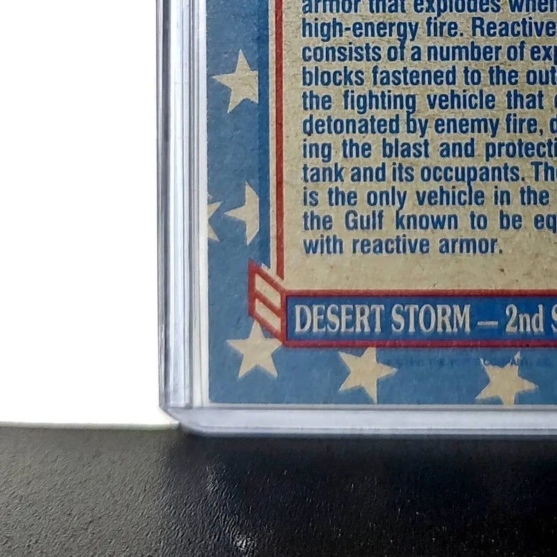 M-60 Reactive Armor 1991 Topps Desert Storm #106 Card - Other