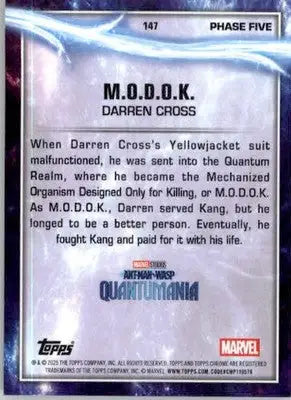 M.O.D.O.K. - 2025 Topps Chrome Marvel Studios - #147 - Non_sport - Non-Sports Card Single