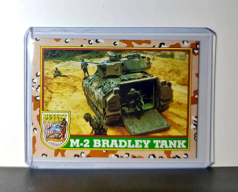 M2 Bradley Fighting Vehicle 1991 Topps Desert Storm #38 Card