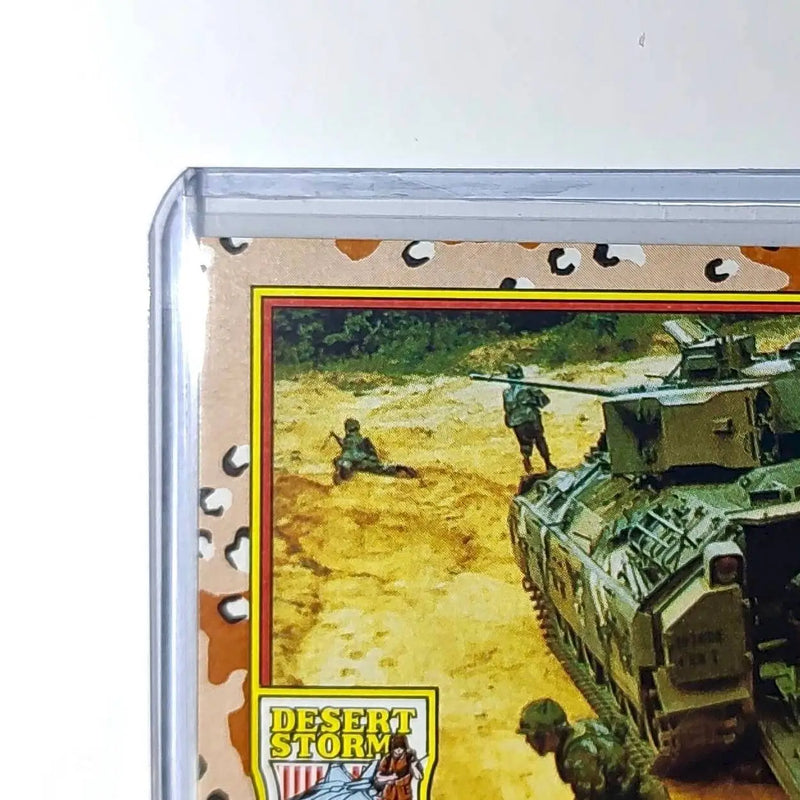 M2 Bradley Fighting Vehicle 1991 Topps Desert Storm #38 Card