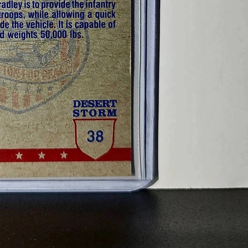 M2 Bradley Fighting Vehicle 1991 Topps Desert Storm #38 Card