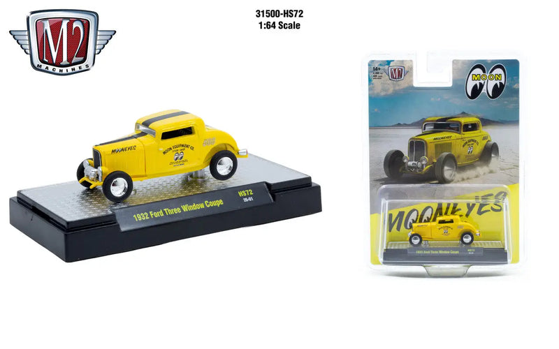 M2 Machines 1:64 1932 Ford Three Window Couple Rel HS72 - Other