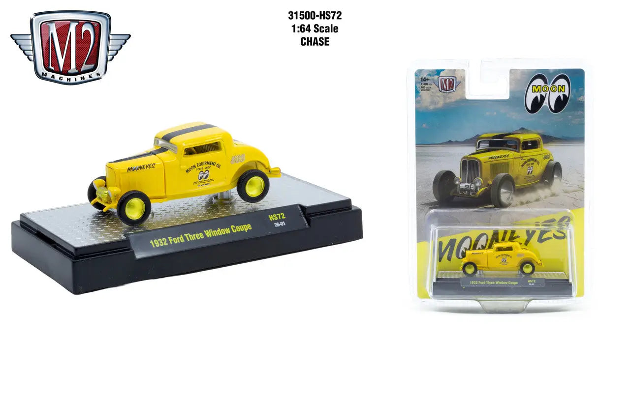M2 Machines 1:64 1932 Ford Three Window Couple Rel HS72 CHASE - Other