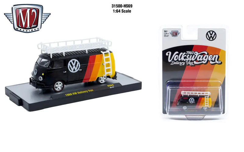 M2 Machines 1:64 1960 VW Delivery Van Rel HS69 - Other
