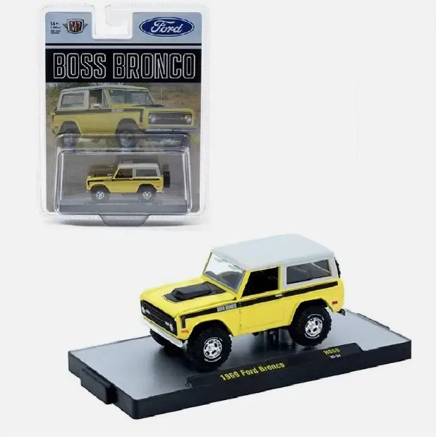 M2 Machines 1:64 1969 Ford Bronco Boss Bronco Rel HS58 - Collectibles