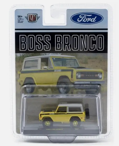 M2 Machines 1:64 1969 Ford Bronco Boss Bronco Rel HS58 CHASE - Collectibles